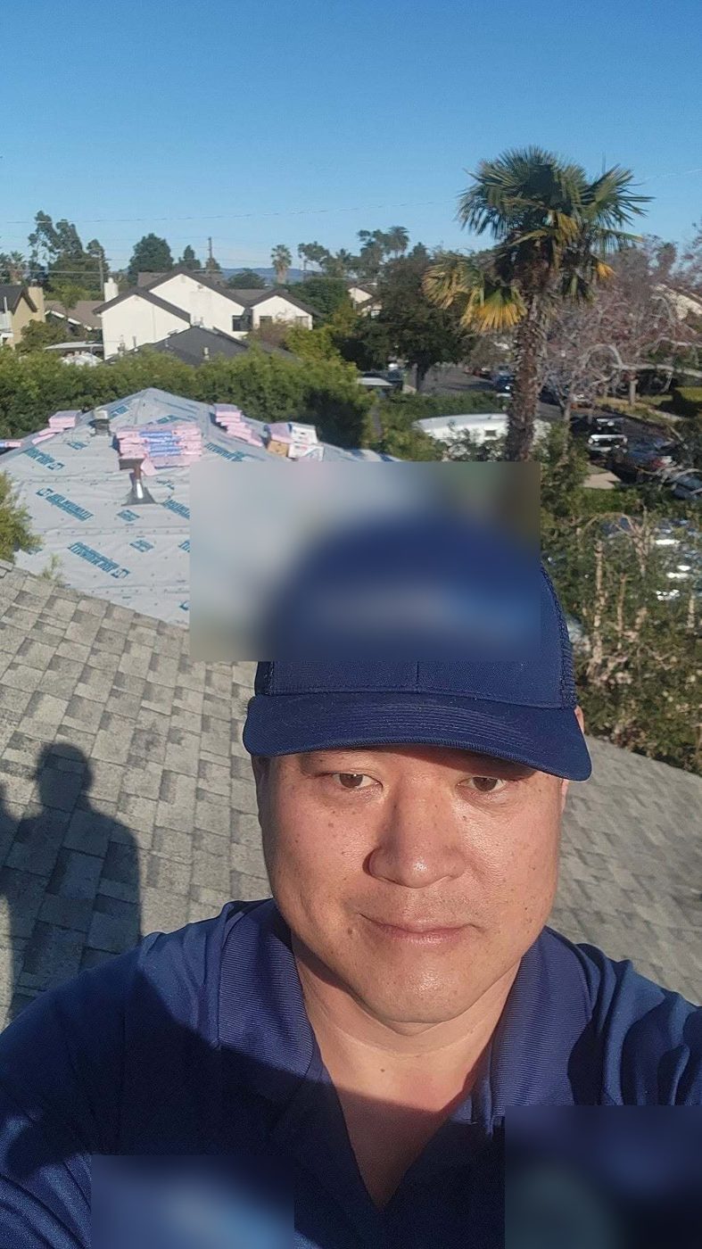 Roof project in progress